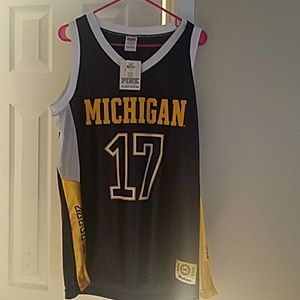 Pink U of Michigan jersey